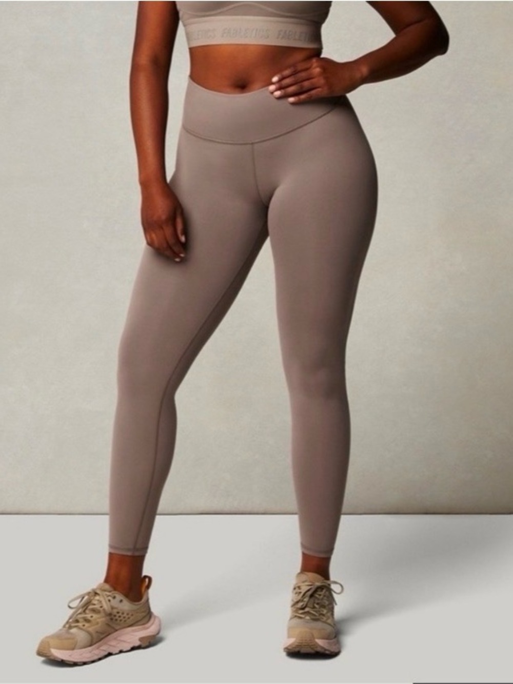 Fabletics Leggings Sculptknit High-Waist Seamless Active - Charcoal